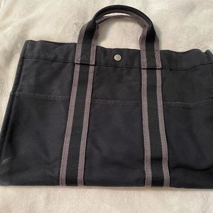 HERMES CANVAS TOTE